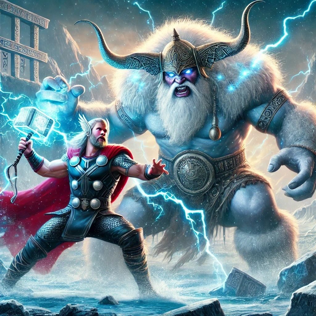 Thor Battles Jotunn