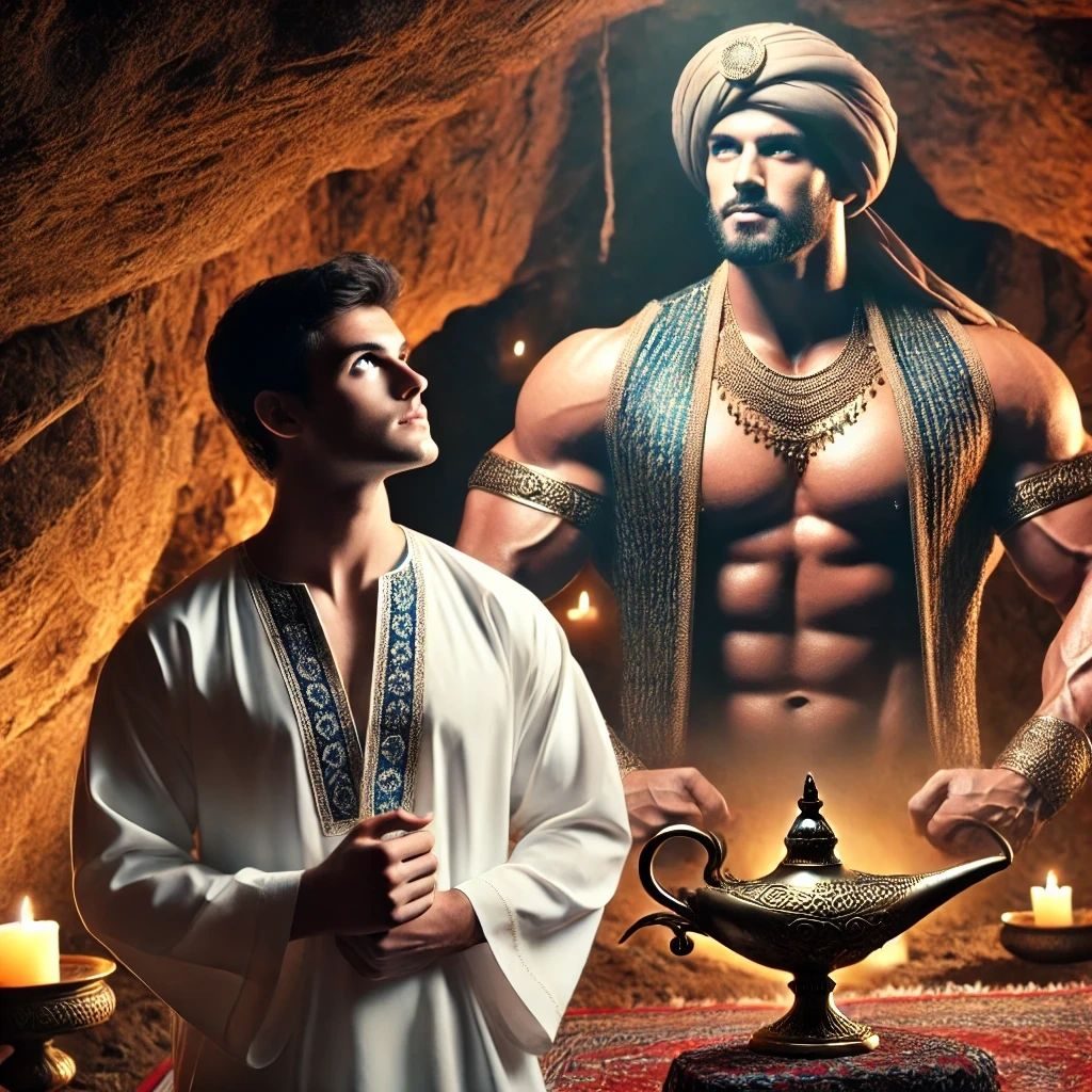 Aladdin and the Genie