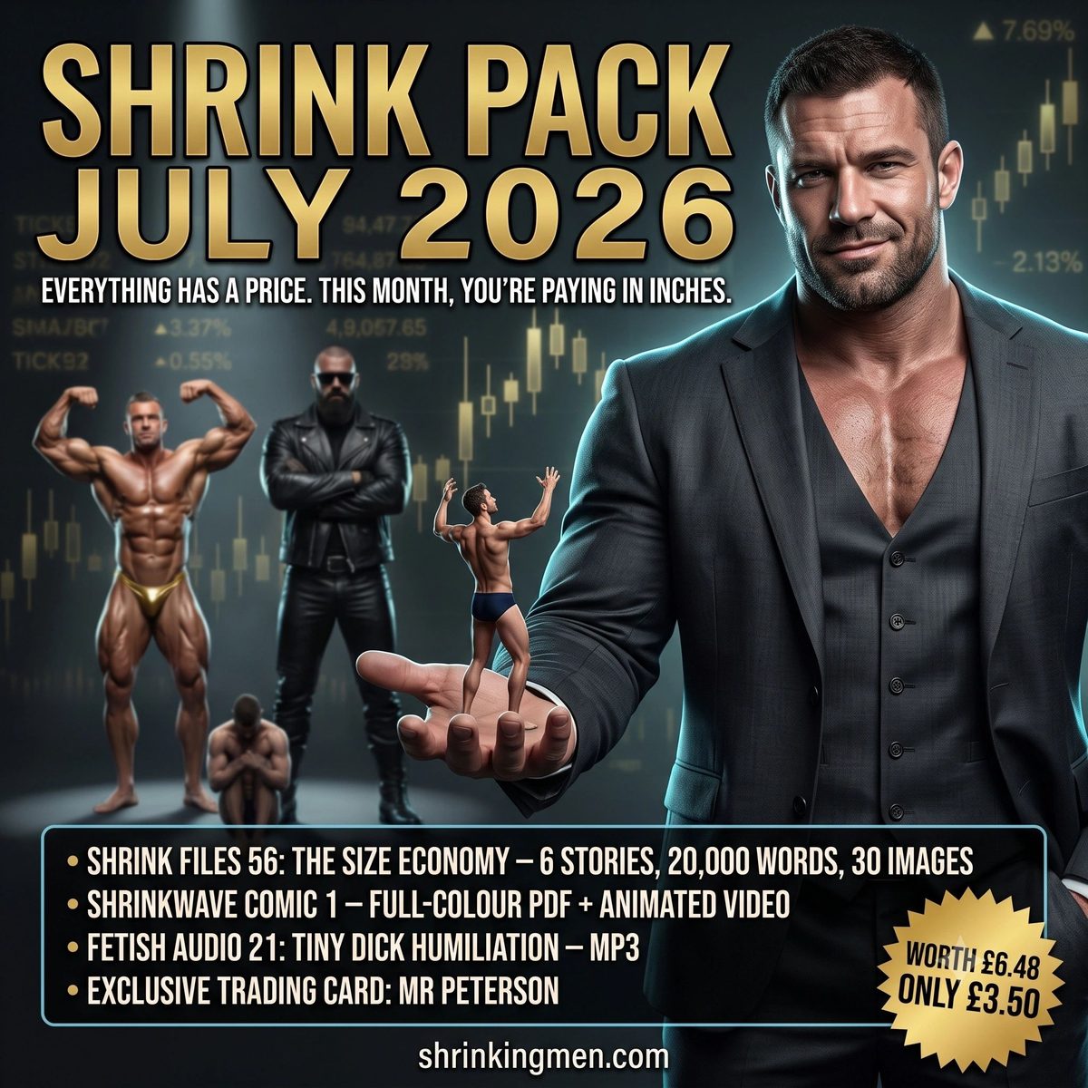 Shrink Pack illustrated collection of gay shrinking stories.