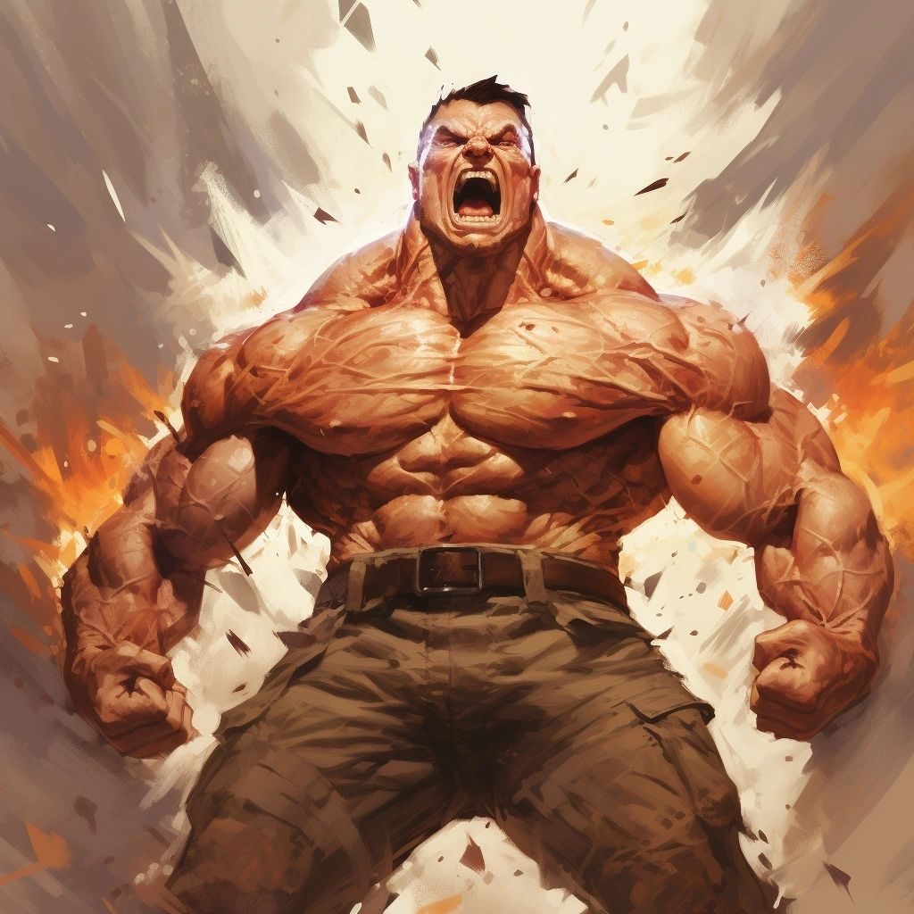 A huge muscle beast