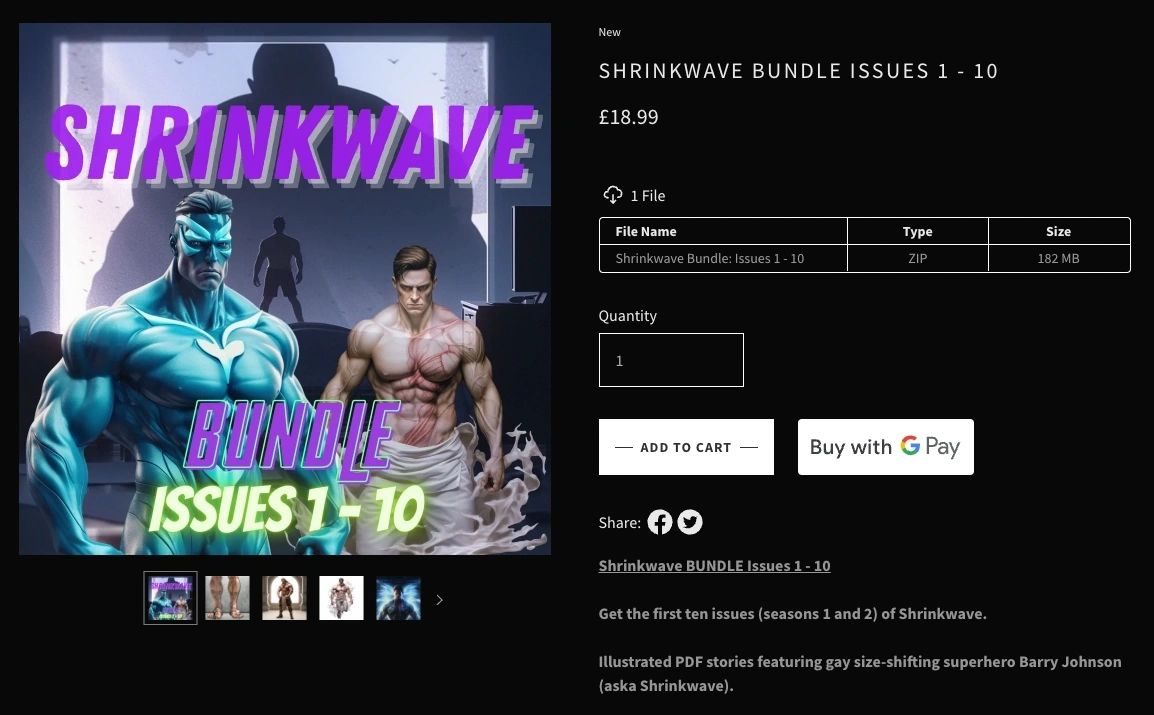 Shrinkwave Issues 1-10 Bundle
