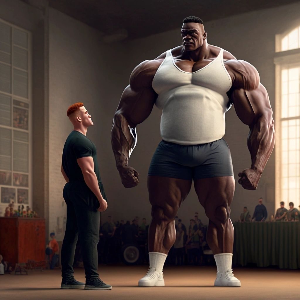 Massive muscle bull