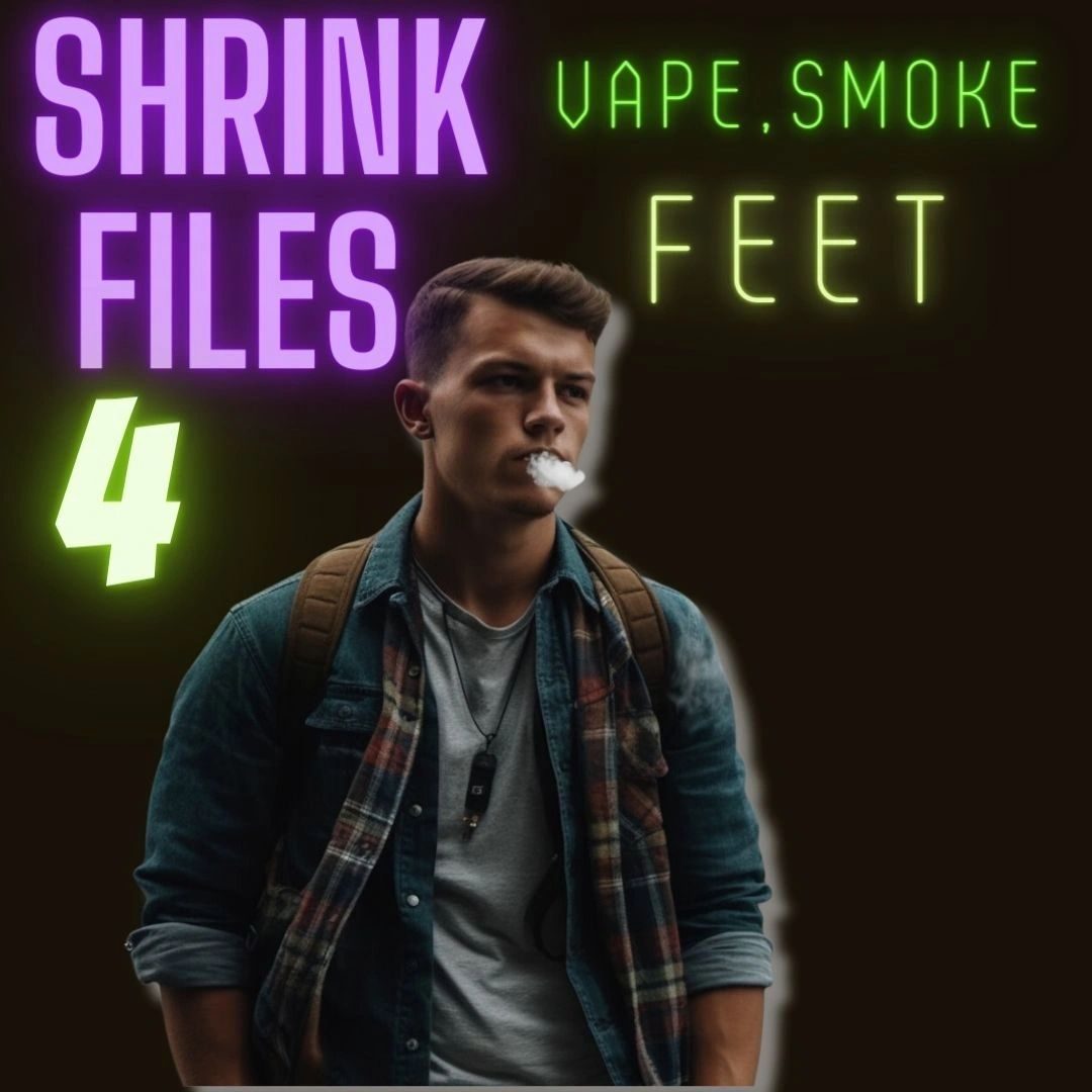 cover for Shrink Files Issue 4: Vape, Smoke, Feet