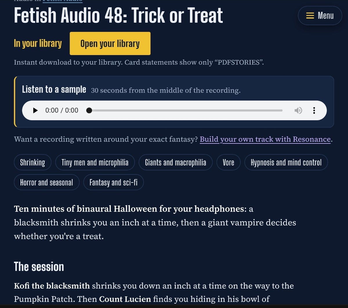 shrinkingmen.com audio streaming