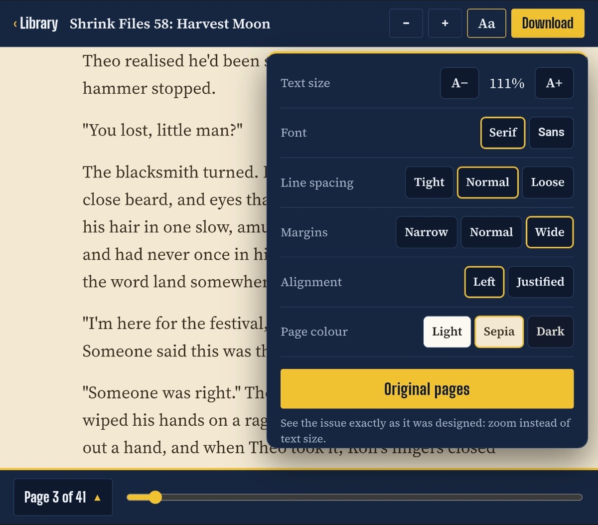 shrinkingmen.com e-reader