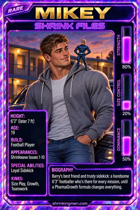 Mikey trading card