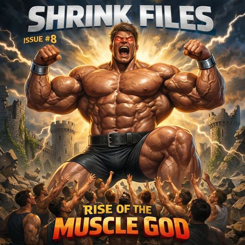 Shrink Files Issue 8: Rise of the Muscle God cover