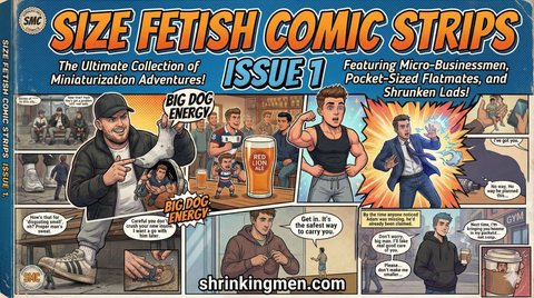 Size Fetish Comic Strips 1 cover
