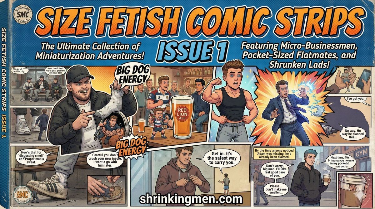 Size Fetish Comic Strips 1 cover