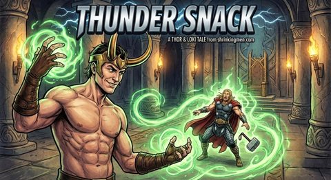 Thunder Snack: A Loki & Thor Comic Strip Adventure cover