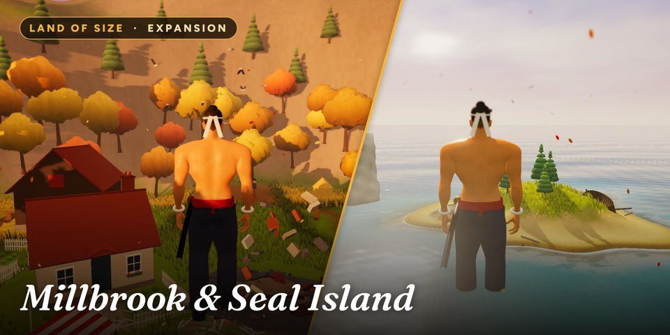Land of Size: Millbrook & Seal Island: Millbrook, and Seal Island across the water