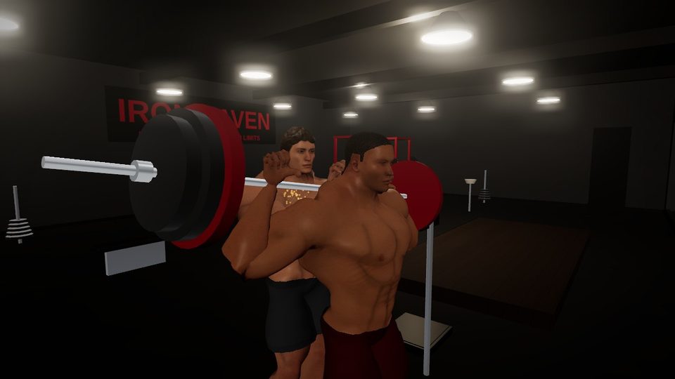 Muscle Theft: Spotting Viktor: every rep makes him smaller