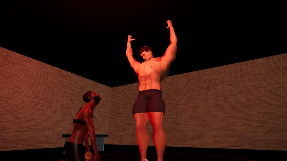 Muscle Theft: Seven feet tall, with the man who started it on his knees