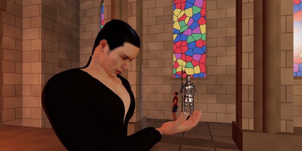 Gothic Castle: six inches, then three